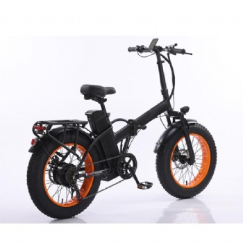 China A-ok Cost-effective Aluminum Alloy frame 20*4.0 Inch Fat Tire 48v  10AH/15Ah/20AH Mountain Folding Electric Bike(EB-014)