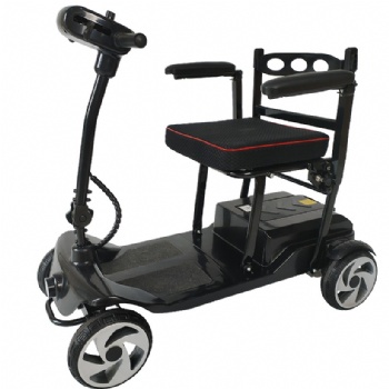 Four Wheels Electric Elderly Mobility Scooter 24V 10Ah Lithium Battery Disabled Handicap Personal Mobility Vehicle (MS- 017)