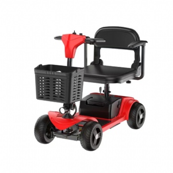 China Factory Wholesale 4 Wheels Medical Electric Mobility Scooter For Senior Disabled People Stable Safe Elderly Travel Scooter (MS-016)